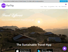 Tablet Screenshot of fairtrip.org